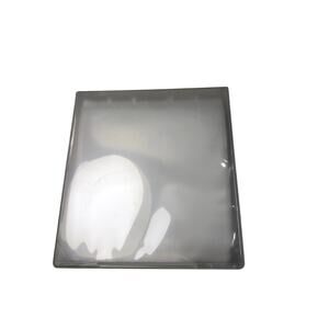 Clear cd/dvd poly hard case 12 sleeve stores 24 New lot of 4